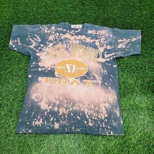 Vintage 90s Christian Bible Shirt Women XL 23x28 Bleached USA